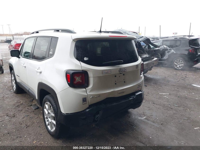 VIN ZACNJBBB7KPK73007 2019 JEEP RENEGADE LATITUDE