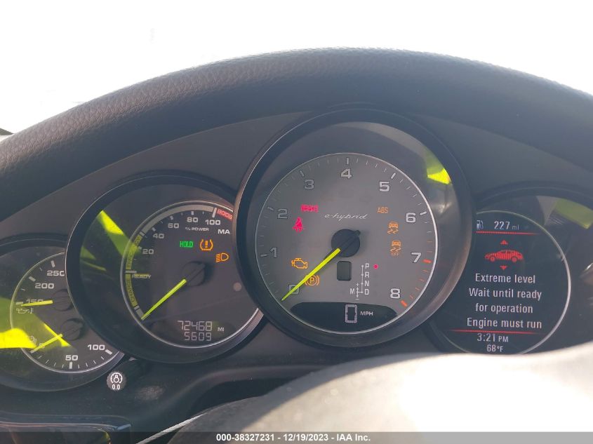 2015 PORSCHE PANAMERA E-HYBRID S WP0AD2A78FL040107