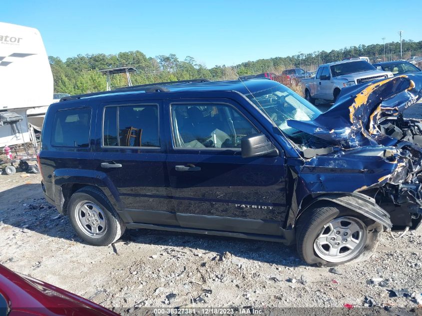 2015 JEEP PATRIOT SPORT - 1C4NJPBB6FD399055