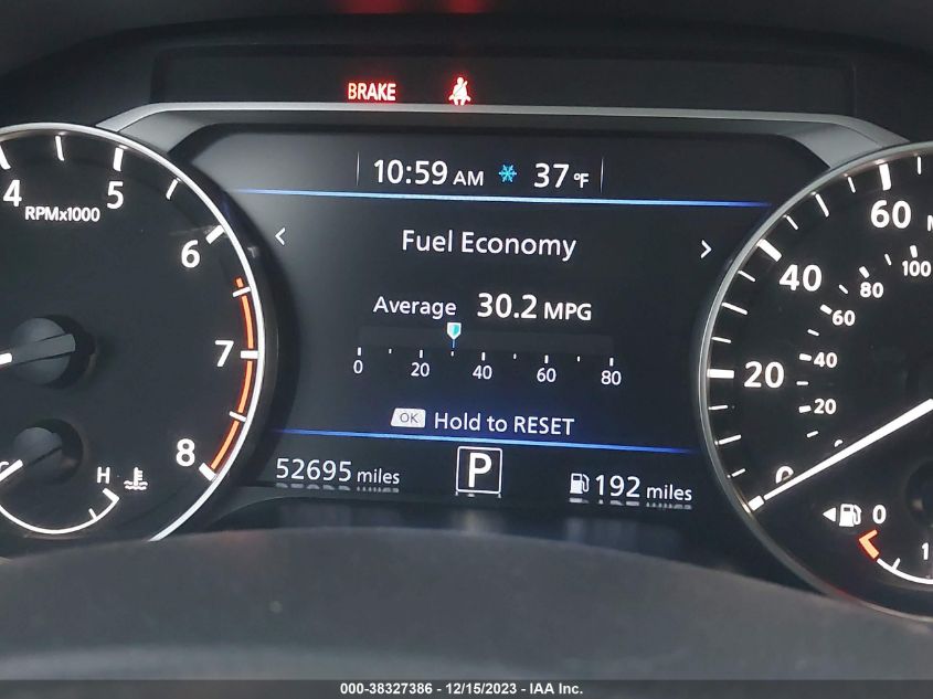 2021 NISSAN ALTIMA SV FWD - 1N4BL4DV1MN378050