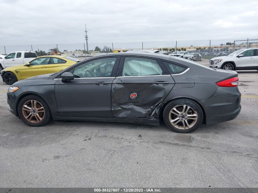 2018 FORD FUSION SE - 3FA6P0HD0JR160240