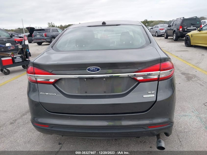 2018 FORD FUSION SE - 3FA6P0HD0JR160240