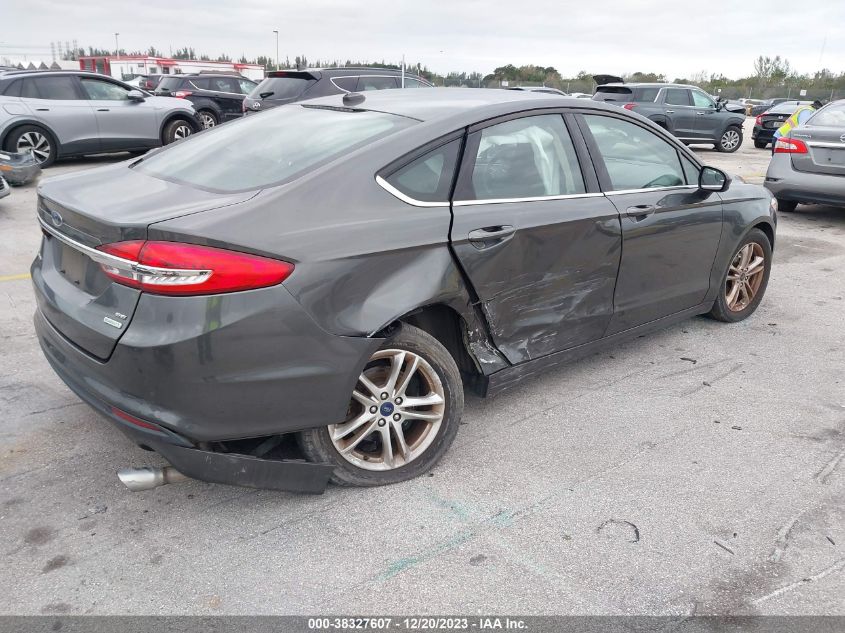 2018 FORD FUSION SE - 3FA6P0HD0JR160240