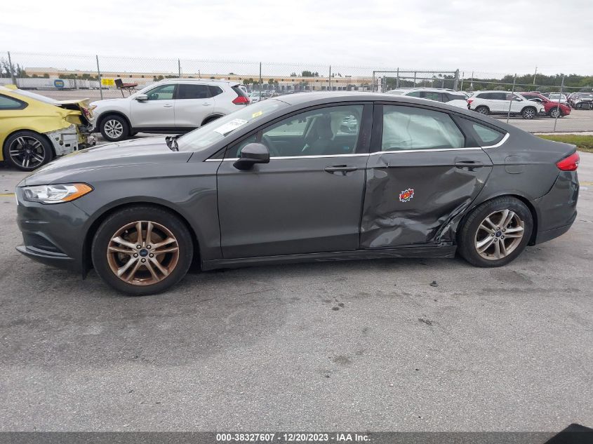 2018 FORD FUSION SE - 3FA6P0HD0JR160240