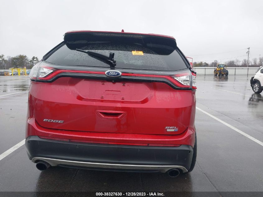 2015 FORD EDGE SEL - 2FMTK4J94FBB19989