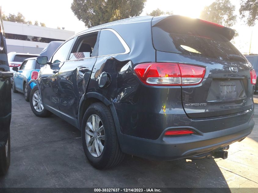 2016 KIA SORENTO 2.4L LX - 5XYPG4A38GG119817
