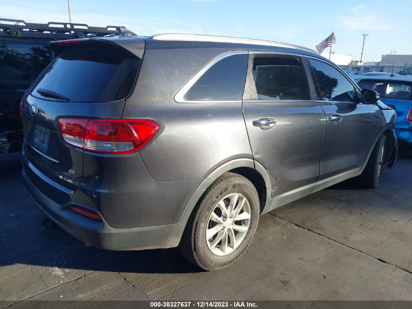 2016 KIA SORENTO 2.4L LX - 5XYPG4A38GG119817