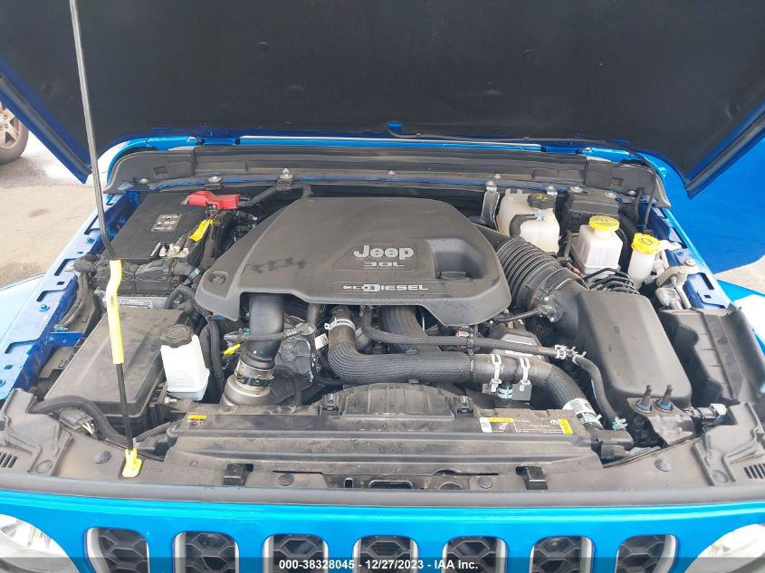 VIN 1C6JJTFM4ML582774 2021 JEEP GLADIATOR OVERLAND 4X4