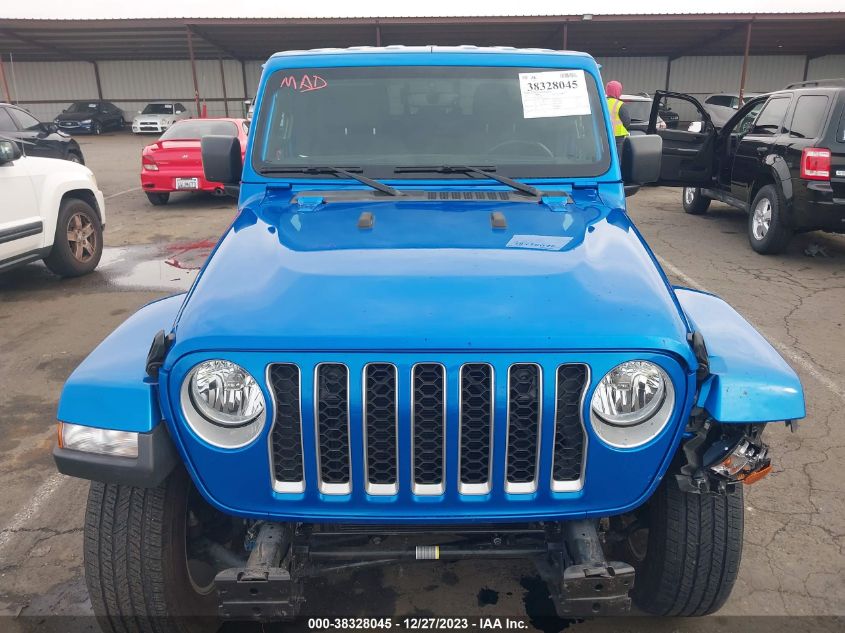 VIN 1C6JJTFM4ML582774 2021 JEEP GLADIATOR OVERLAND 4X4