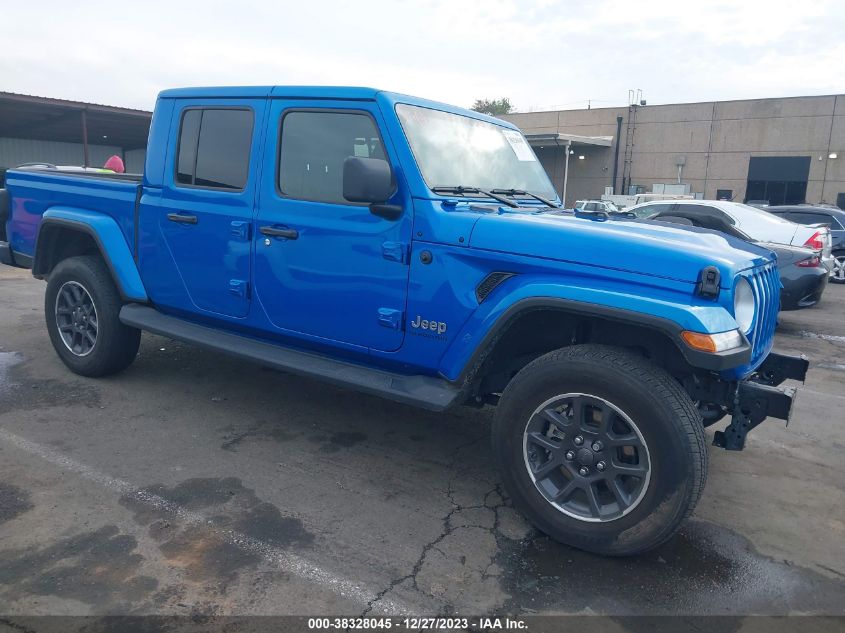 VIN 1C6JJTFM4ML582774 2021 JEEP GLADIATOR OVERLAND 4X4