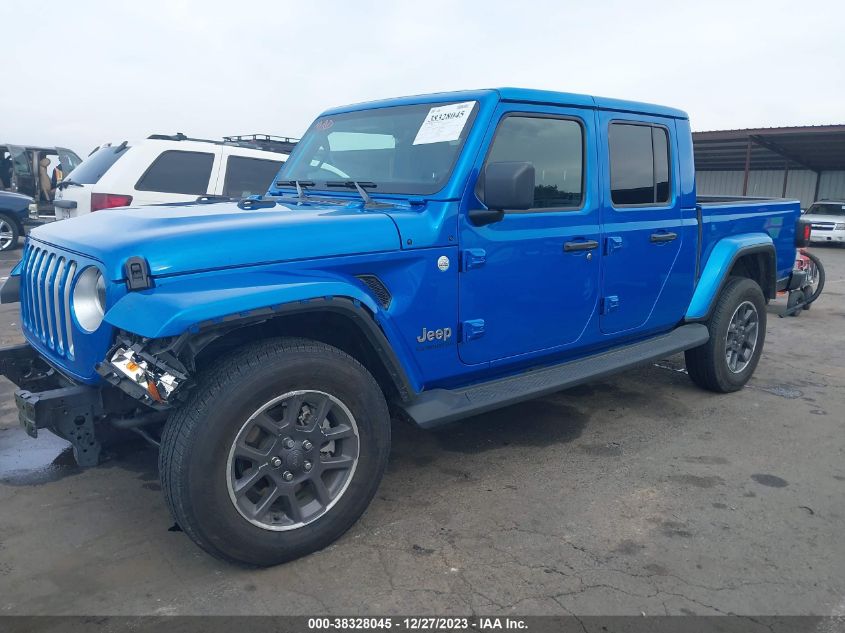 VIN 1C6JJTFM4ML582774 2021 JEEP GLADIATOR OVERLAND 4X4