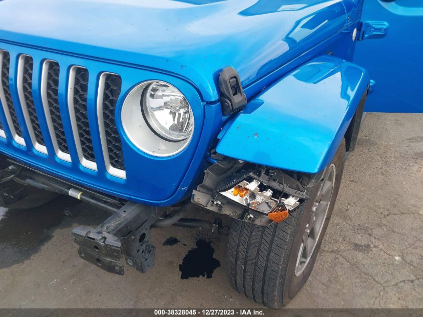 VIN 1C6JJTFM4ML582774 2021 JEEP GLADIATOR OVERLAND 4X4