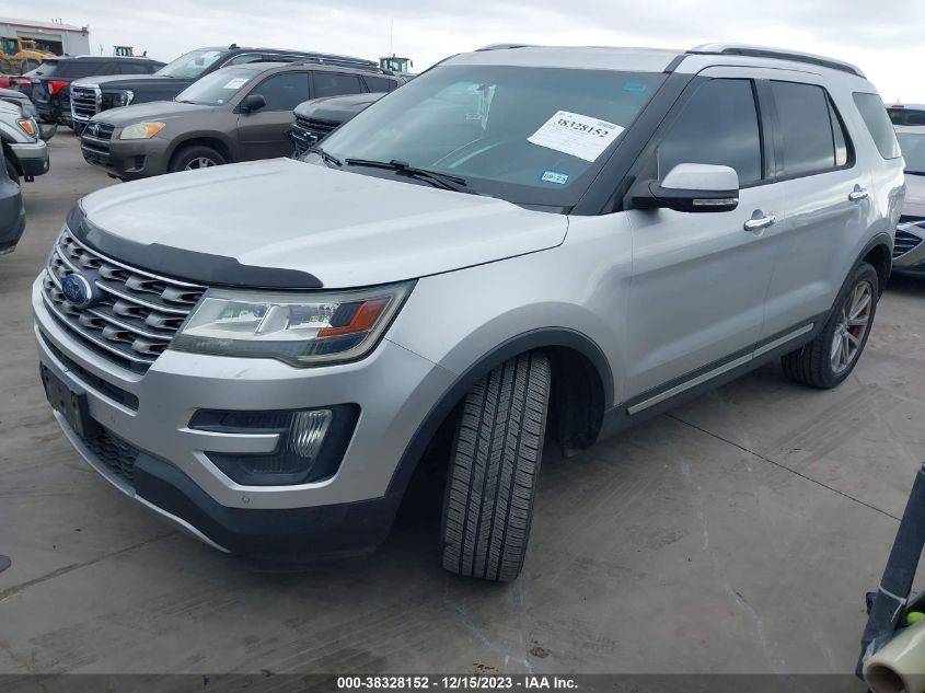 2016 FORD EXPLORER LIMITED - 1FM5K7F81GGA79388