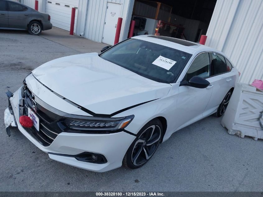 2022 HONDA ACCORD SPORT 2.0T - 1HGCV2F38NA025548