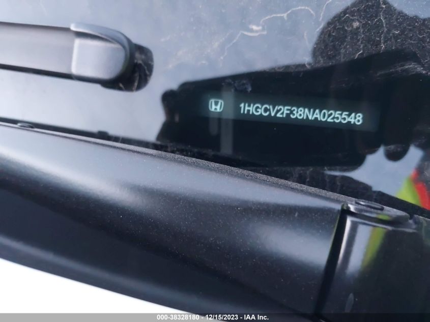 2022 HONDA ACCORD SPORT 2.0T - 1HGCV2F38NA025548