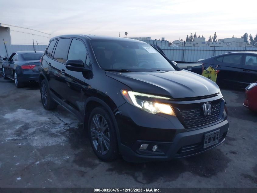 5FNYF7H58KB004294 HONDA PASSPORT EX-L 2019