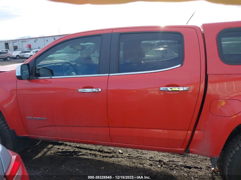 2016 CHEVROLET COLORADO LT - 1GCGTCE39G1268219