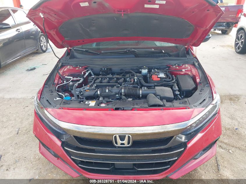 2021 HONDA ACCORD SPORT - 1HGCV1F30MA077099