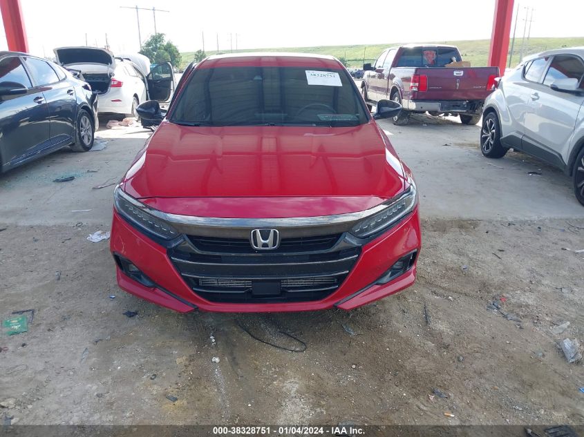 2021 HONDA ACCORD SPORT - 1HGCV1F30MA077099