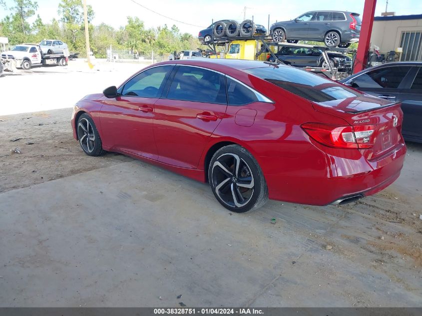 2021 HONDA ACCORD SPORT - 1HGCV1F30MA077099