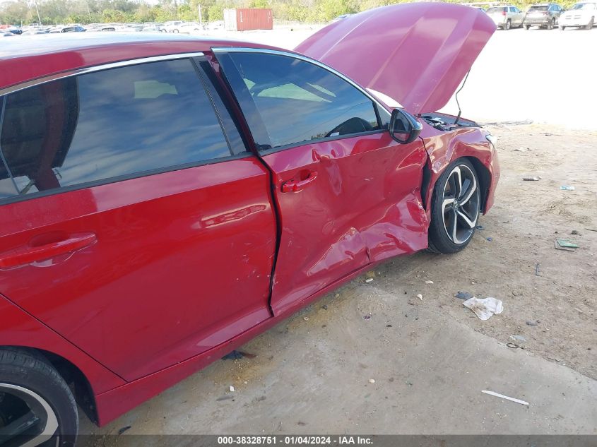 2021 HONDA ACCORD SPORT - 1HGCV1F30MA077099