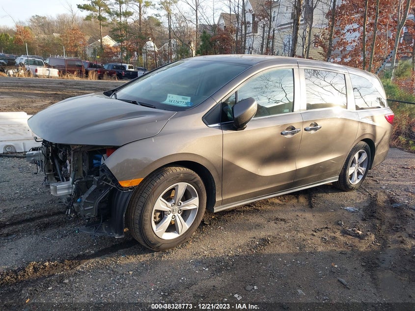 VIN 5FNRL6H76KB020096 2019 HONDA ODYSSEY EXL