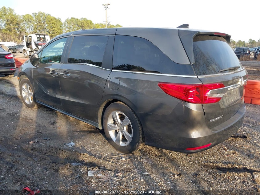 VIN 5FNRL6H76KB020096 2019 HONDA ODYSSEY EXL