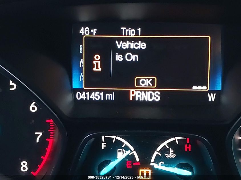 2019 FORD ESCAPE S - 1FMCU0F76KUA92857