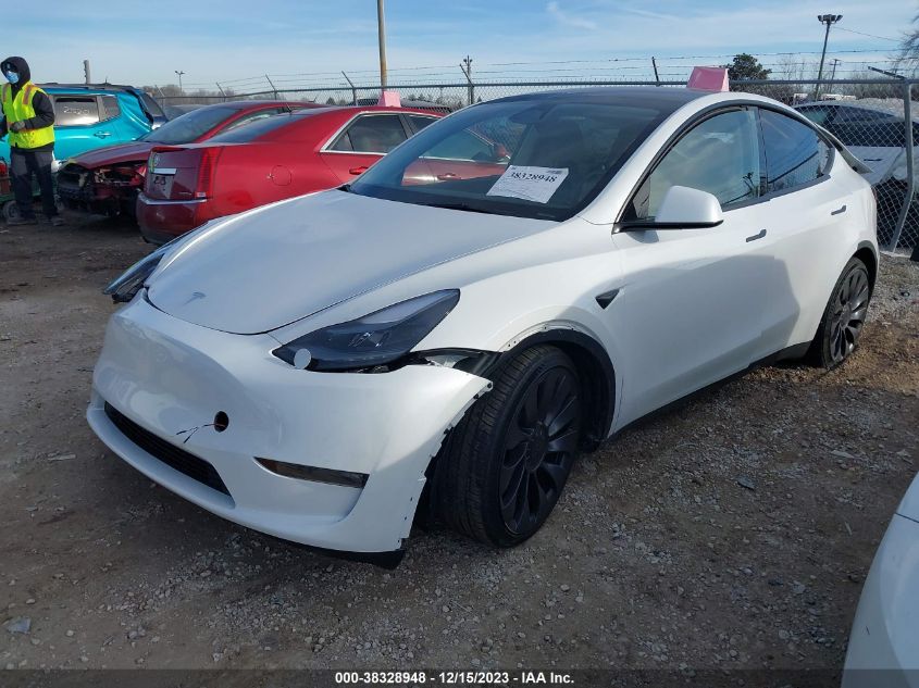 2023 TESLA MODEL Y AWD/PERFORMANCE DUAL MOTOR ALL-WHEEL DRIVE - 7SAYGDEF6PF903884