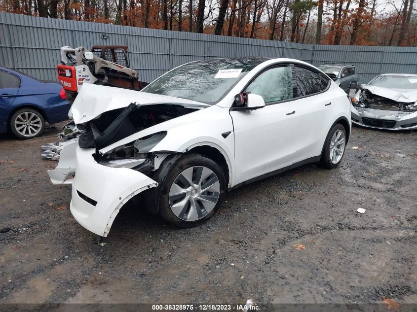 2022 TESLA MODEL Y LONG RANGE DUAL MOTOR ALL-WHEEL DRIVE - 7SAYGDEEXNF538260