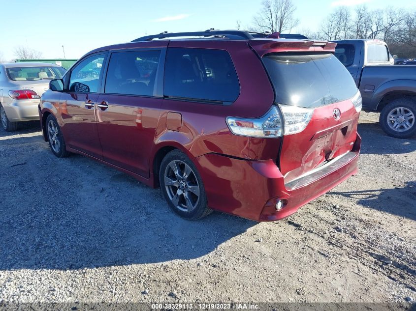 2018 TOYOTA SIENNA SE 8 PASSENGER - 5TDXZ3DCXJS955817
