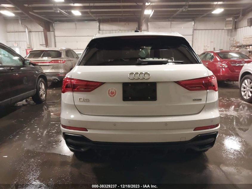 2021 AUDI Q3 PREMIUM 45 TFSI S LINE QUATTRO TIPTRONIC - WA1DECF32M1010531
