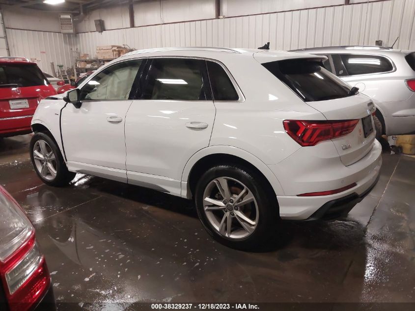 2021 AUDI Q3 PREMIUM 45 TFSI S LINE QUATTRO TIPTRONIC - WA1DECF32M1010531