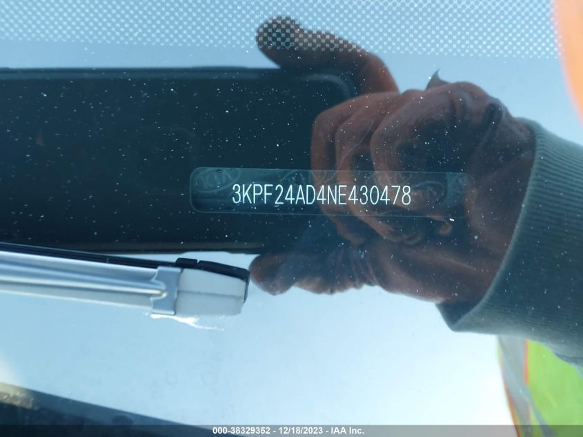 2022 KIA FORTE FE/LXS - 3KPF24AD4NE430478