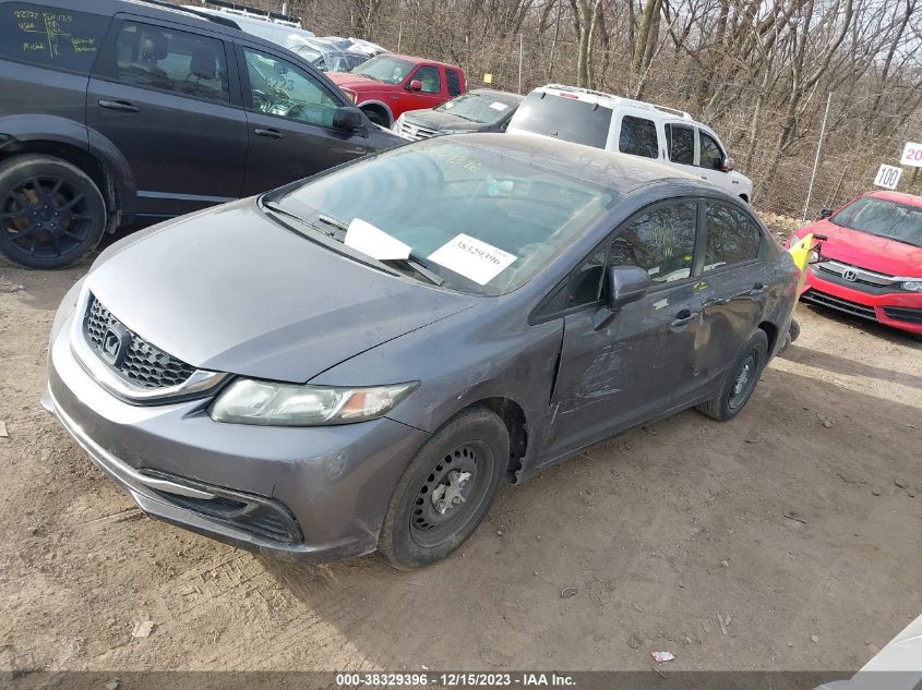 2014 HONDA CIVIC LX - 19XFB2F54EE028451