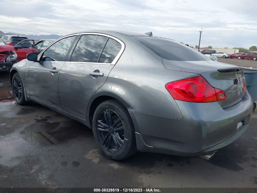 2013 INFINITI G37X - JN1CV6AR3DM763310