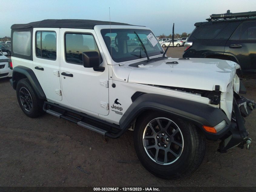 2018 JEEP WRANGLER UNLIMITED SPORT 4X4 - 1C4HJXDG4JW153303