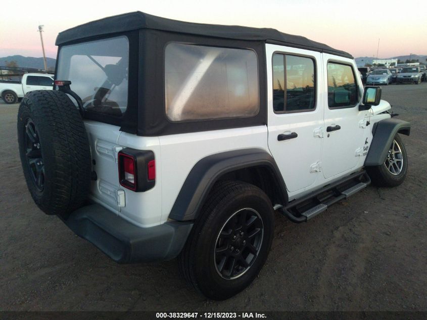 2018 JEEP WRANGLER UNLIMITED SPORT 4X4 - 1C4HJXDG4JW153303