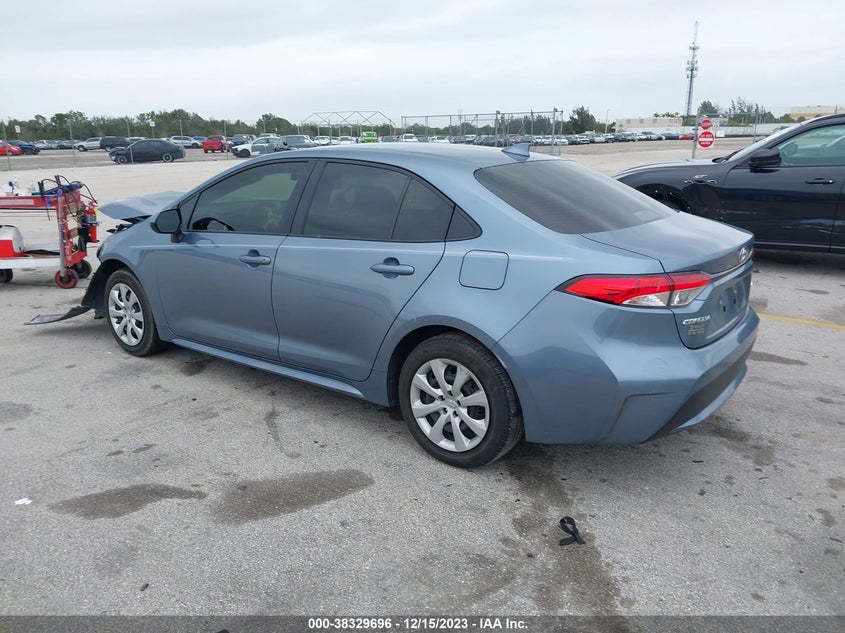 VIN JTDEPMAE5MJ124722 2021 TOYOTA COROLLA LE