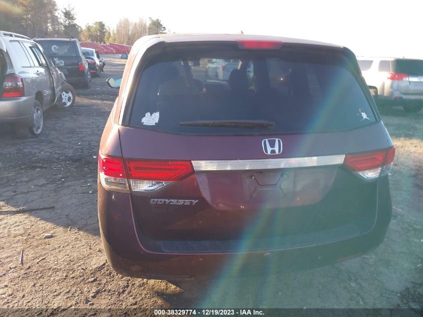 2015 HONDA ODYSSEY EXL - 5FNRL5H69FB030113