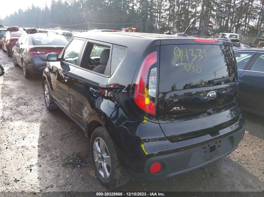 2019 KIA SOUL - KNDJN2A25K7917902