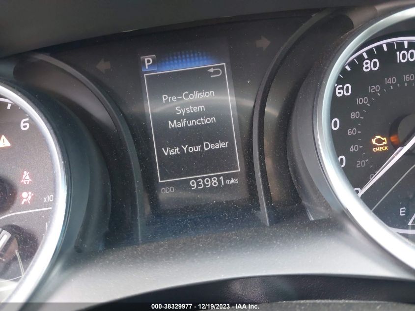 2018 TOYOTA CAMRY L/LE/XLE/SE/XSE - 4T1B11HK8JU016387
