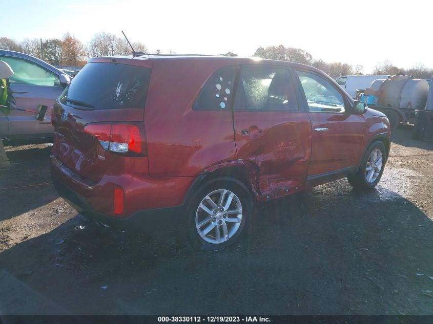 2014 KIA SORENTO LX - 5XYKT3A63EG526662