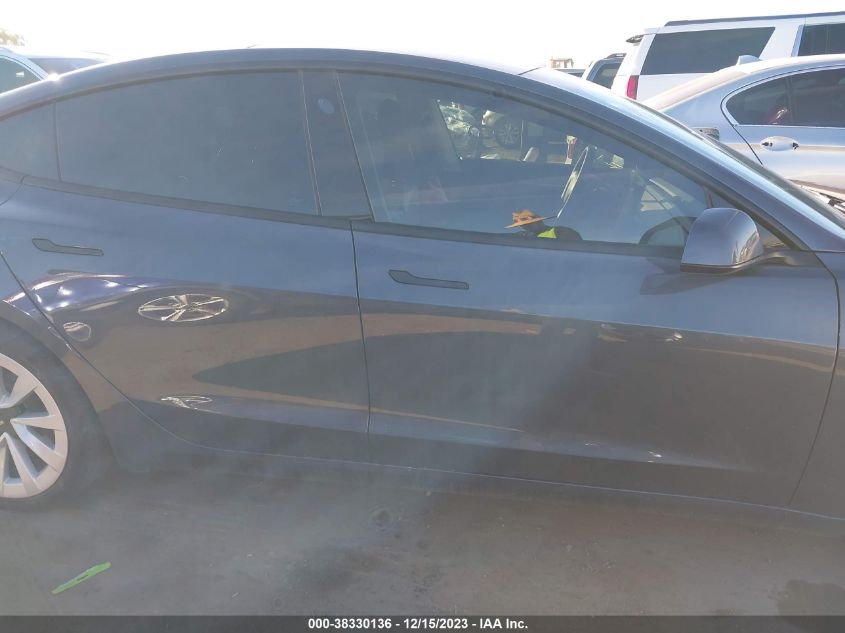 2022 TESLA MODEL 3 LONG RANGE DUAL MOTOR ALL-WHEEL DRIVE - 5YJ3E1EB5NF271496