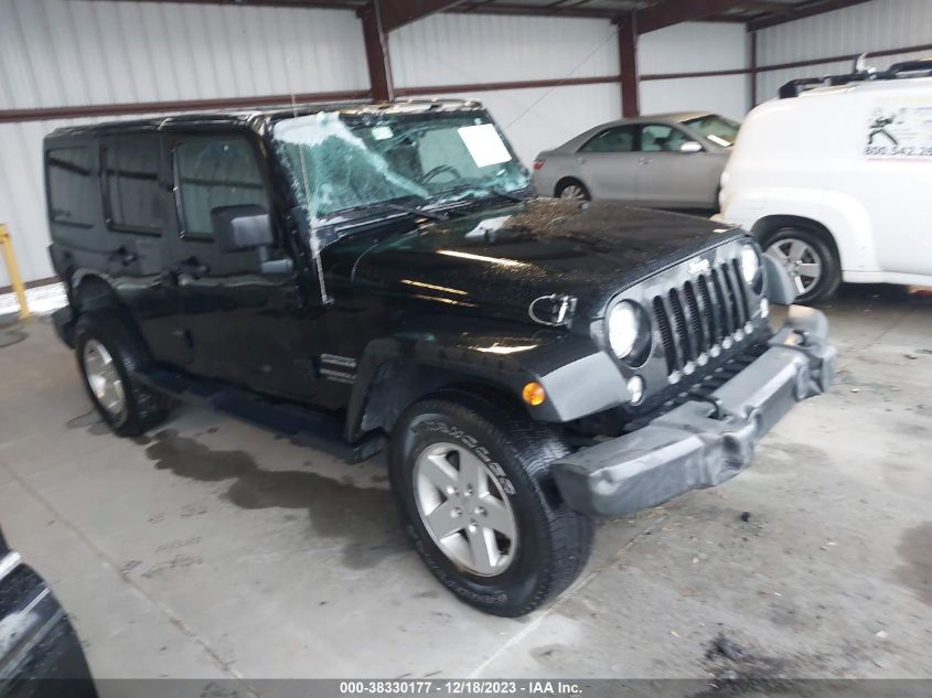 Lot #2539237839 2016 JEEP WRANGLER UNLIMITED SPORT salvage car
