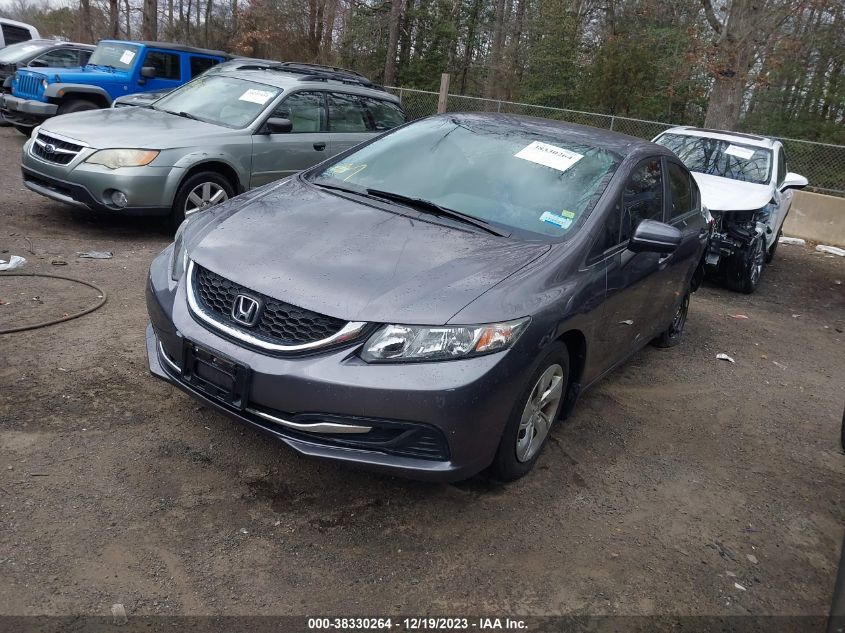 2014 HONDA CIVIC LX - 19XFB2F50EE046185