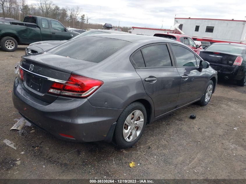 2014 HONDA CIVIC LX - 19XFB2F50EE046185