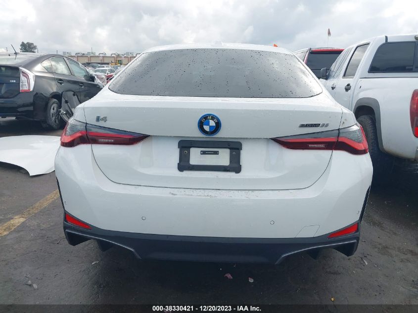 2023 BMW I4 EDRIVE35 - WBY43AW02PFR22541