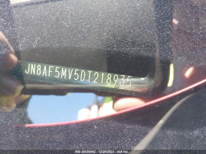 2013 NISSAN JUKE S - JN8AF5MV5DT218935