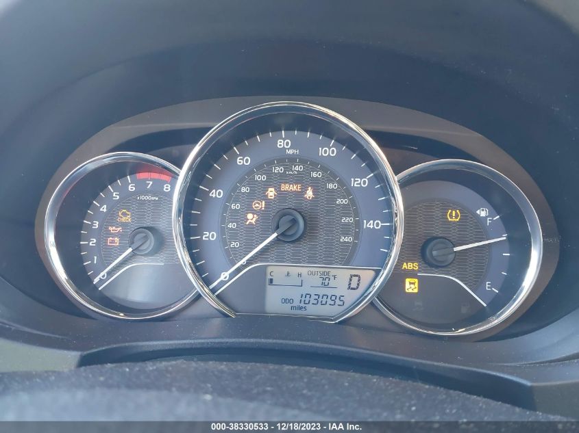 2015 TOYOTA COROLLA LE - 2T1BURHE4FC360596